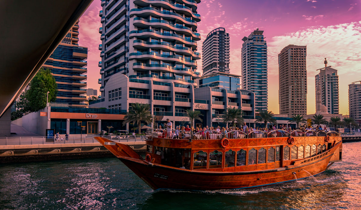 Modern Dubai City Tour with Guided Marina Cruise